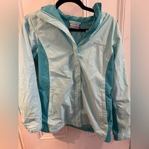 Columbia Aqua Blue Sports Jacket
